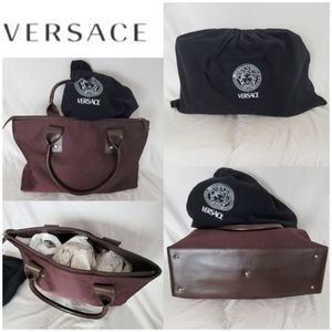 Versace Burgundy Purse